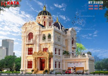 Biệt thự lâu đài 3 tầng tân cổ điển tại Ninh Bình – Mã số: BT 31018