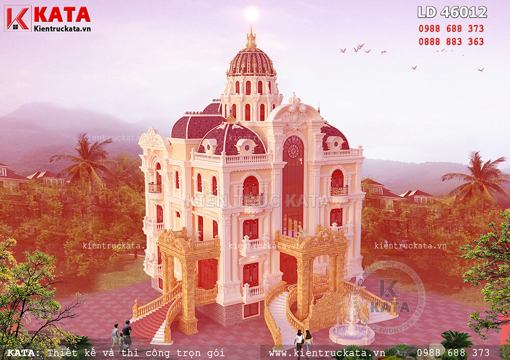 Biệt thự lâu đài cổ điển đẳng cấp sang trọng tại Nam Định - Mã số: LD 46012