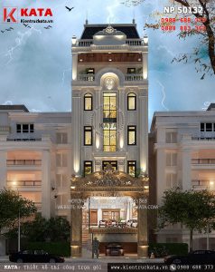Mẫu thiết kế khách sạn 2 sao kiến trúc tân cổ điển đầy ấn tượng tại Nha Trang