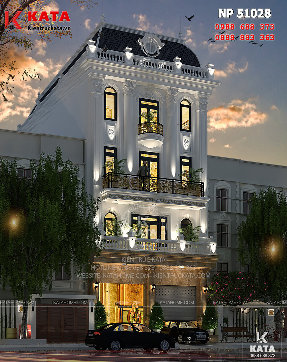 Mẫu thiết kế khách sạn nhà phố tại Hà Nội ấn tượng và đẳng cấp ở mọi góc nhìn