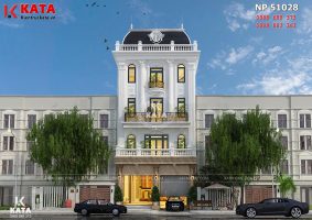 Thiết kế khách sạn nhà phố tân cổ điển tại Hà Nội – Mã số: NP 51028