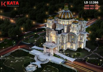 Bản thiết kế lâu đài đẹp nhất Việt Nam – Mã số: LD 11266