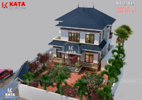 Mẫu nhà vườn 2 tầng 100m2 đẹp tại Sóc Sơn – Mã số: BT 23015