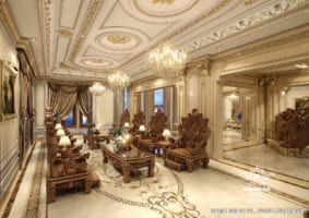Mẫu thiết kế nội thất tân cổ điển đẹp cho dinh thự tại Sài Gòn – Mã số: NT 33406