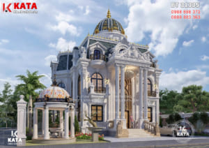 Thiết kế biệt thự 3 tầng đẹp tân cổ điển tại Thanh Hóa - BT 31335