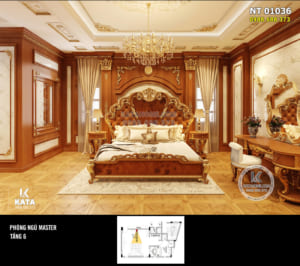 Hình ảnh: Không gian nội thất tân cổ điển hoàng gia có sức hút lớn - NT 01036