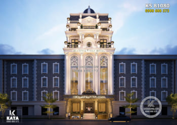 Thiết kế khách sạn Đà Lạt tân cổ tiêu chuẩn 3 sao đẳng cấp – Mã số – KS 81080