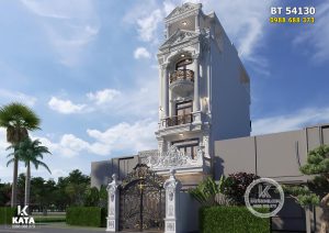 Mẫu nhà phố đẹp 5 tầng mặt tiền 5m - Mã số: BT 54130