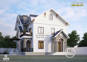 Một góc view đẹp mẫu biệt thự nhà vườn 2 tầng đẹp