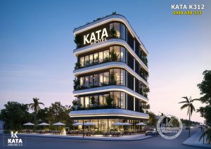 Một góc view đẹp mẫu thiết kế khách sạn hiện đại 3 sao tại Bình Dương