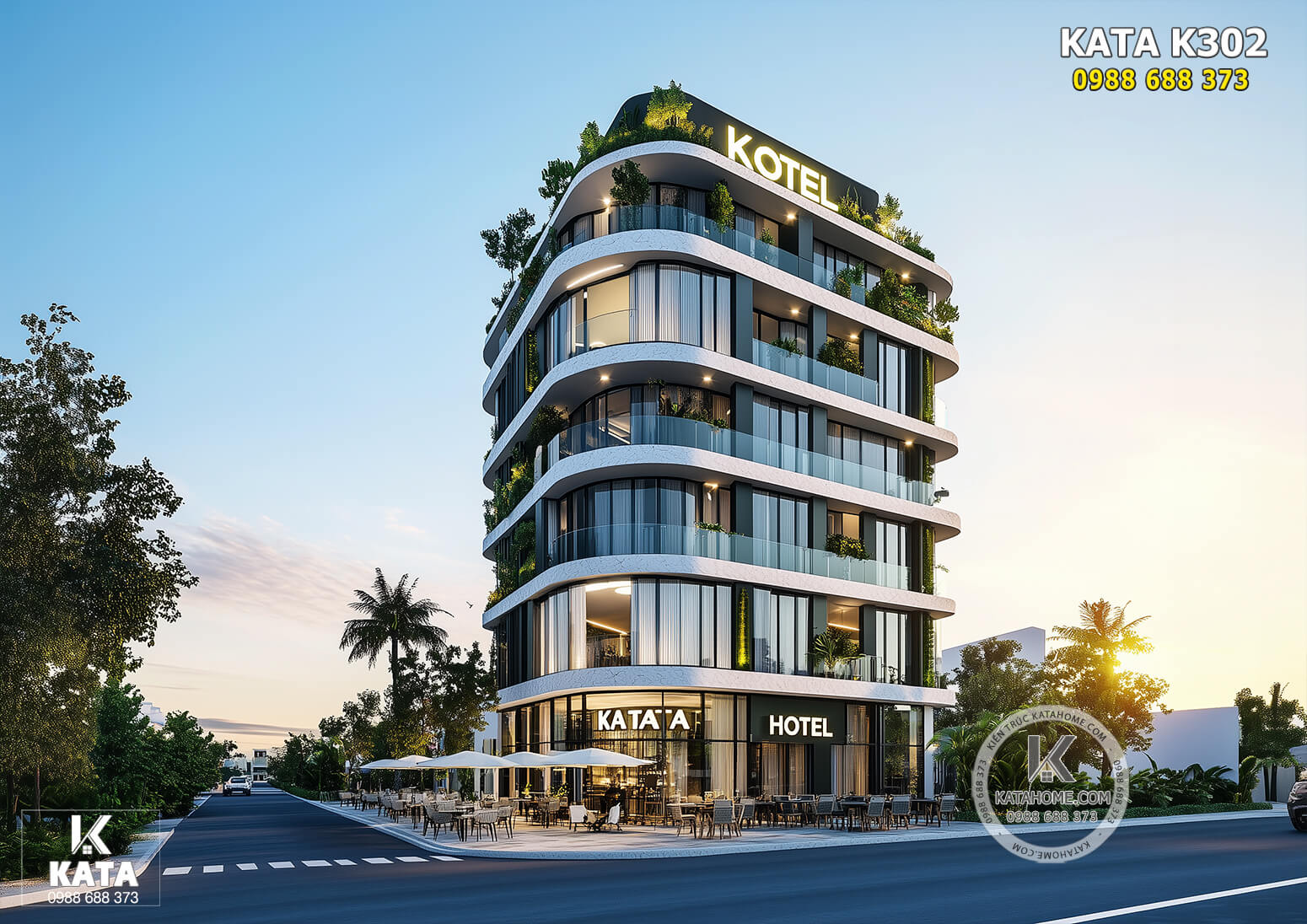Chiêm ngưỡng vẻ đẹp hiện đại với thiết kế full kính của mẫu khách sạn 3 sao đẹp