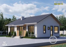 Mẫu nhà 1 tầng 130m2 đơn giản 700 triệu 3 phòng ngủ đẹp – Mã số: BT 16115